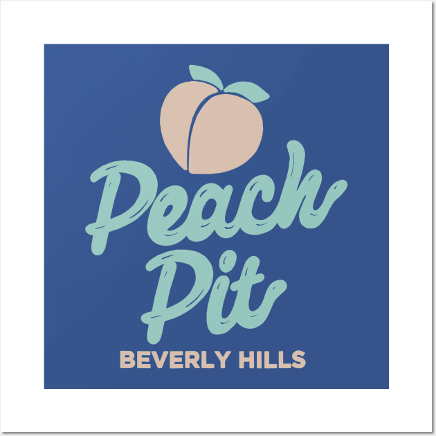 Peach Pit Logo Wall Art by binding classroom